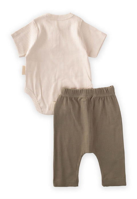 Gender Neutral Outfit for 0-3 Years Light Beige